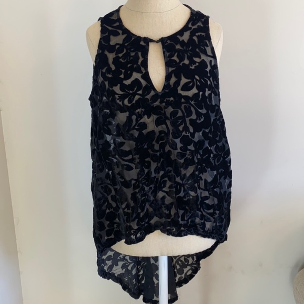 Sheer black tank